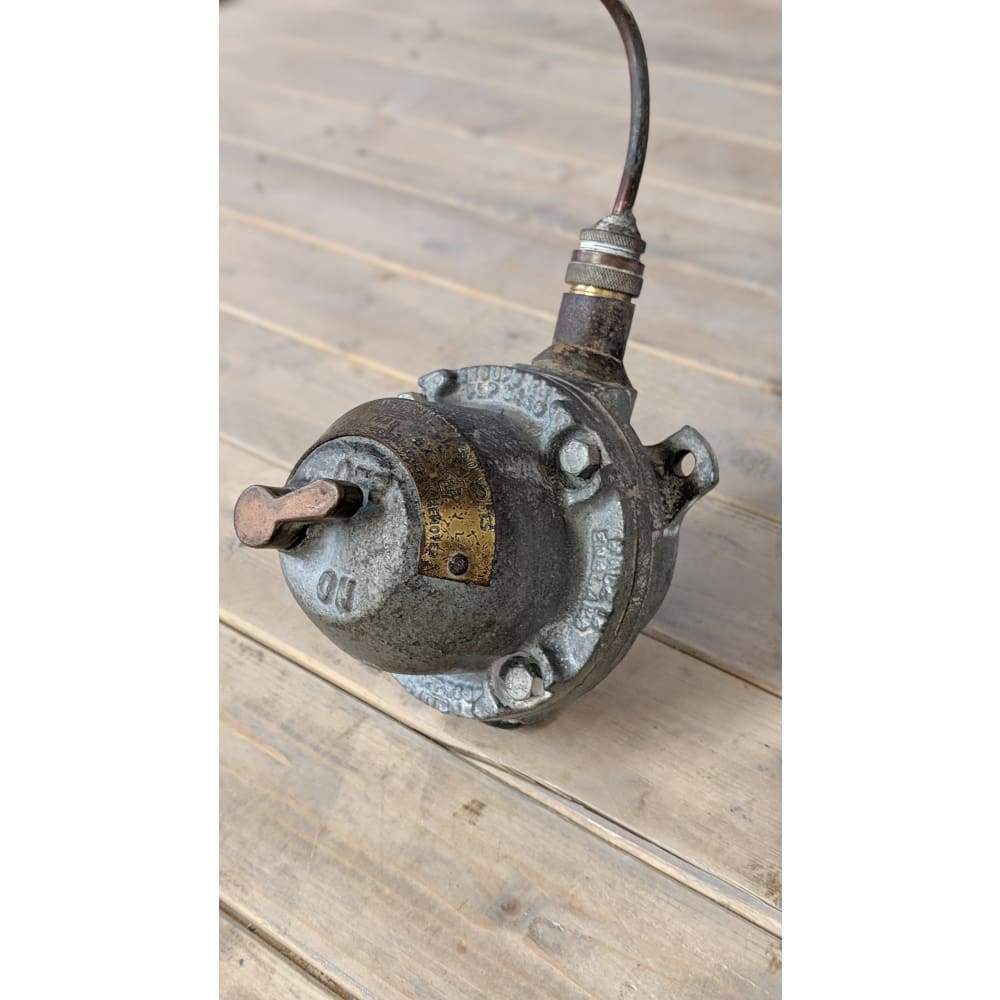 Walsall Industrial Vintage Isolator Switch Cast Iron - type 1680-Mid Century Lighting-KONTRAST